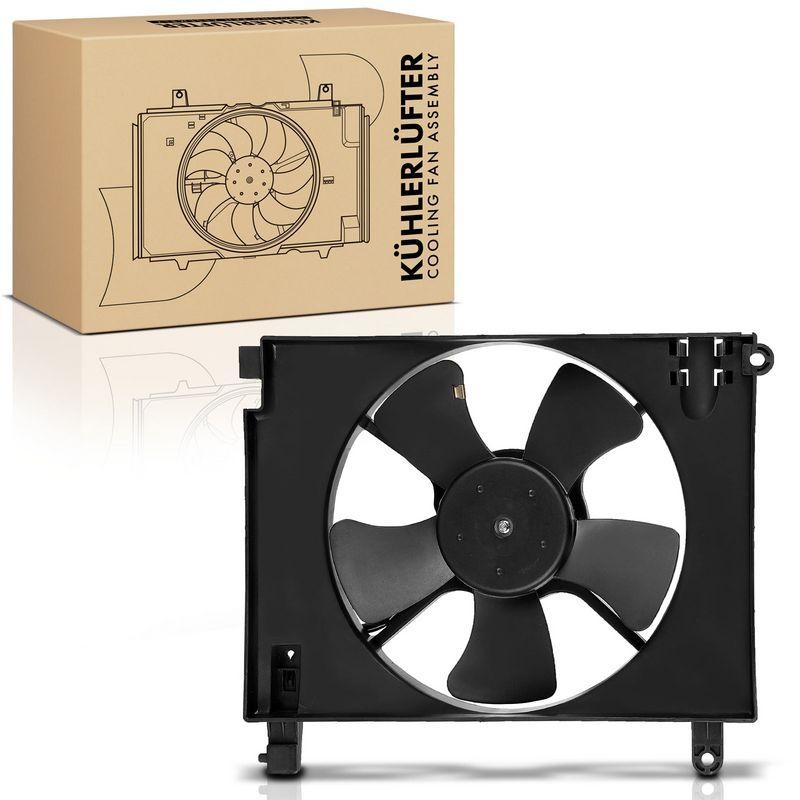 1x Frankberg Motork&uuml;hler Einfachl&uuml;fter mit K&uuml;hlerl&uuml;fterrahmen passend f&uuml;r Chevrolet Aveo/Kalos Daewoo Kalos 1.2L 1.4L 5481FB0043373