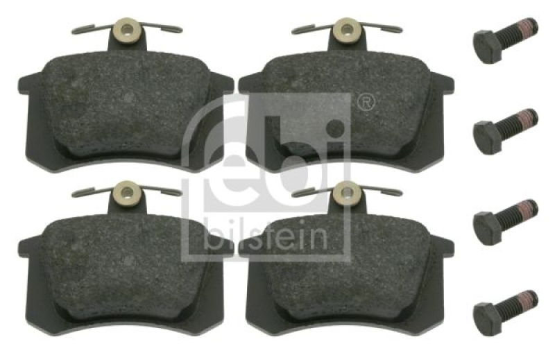 4x FEBI Bremsscheibe Ø288mm/245mm vorne + hinten passend für AUDI...
