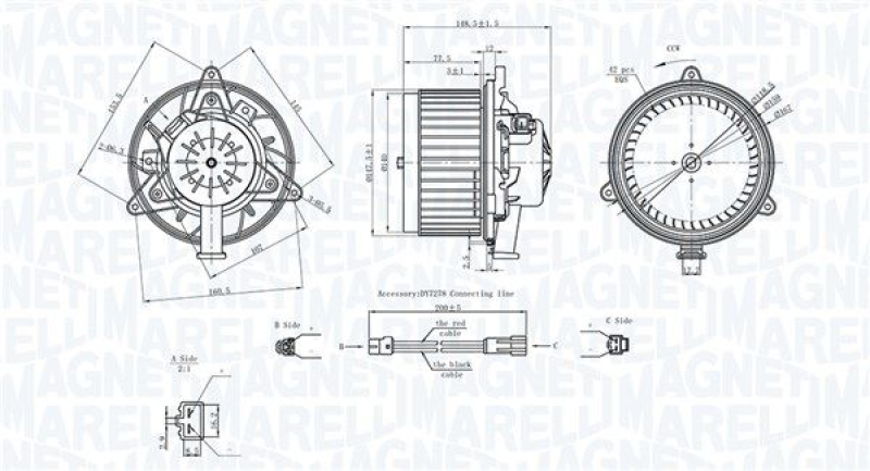 MAGNETI MARELLI Innenraumgebläse