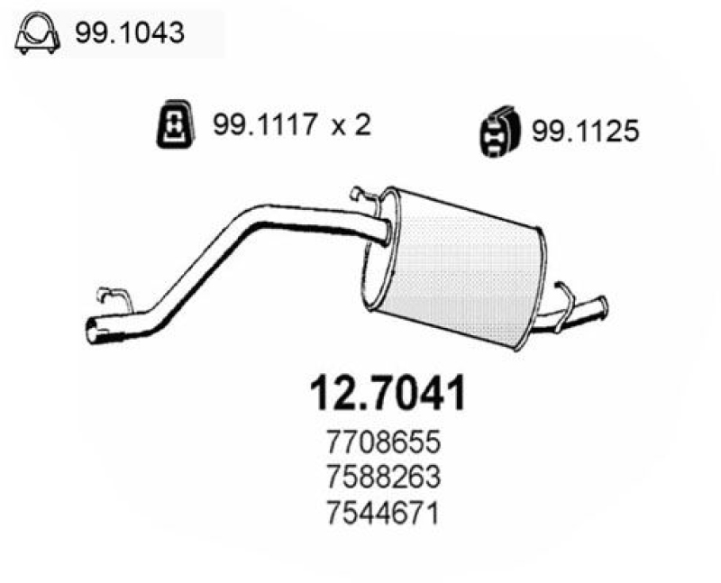 ASSO Rear Muffler