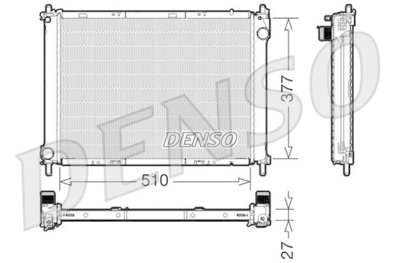 DENSO Radiator, engine cooling