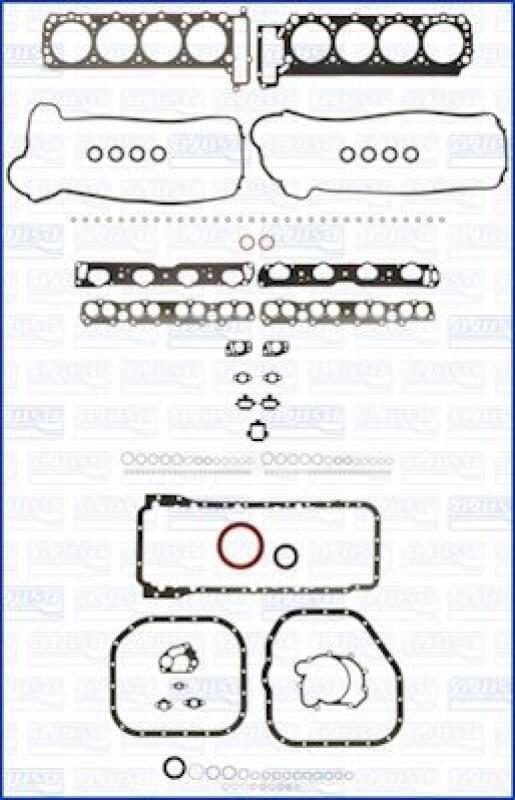 AJUSA Full Gasket Set, engine FIBERMAX