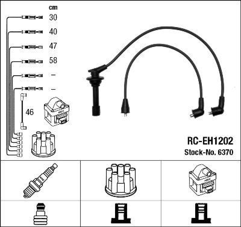 NGK Ignition Cable Kit