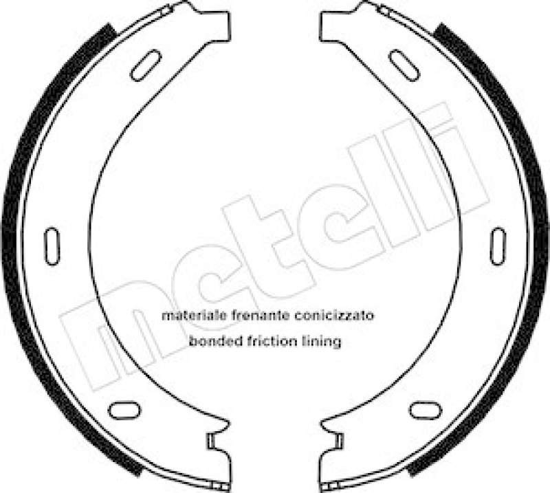 METELLI Bremsbackensatz, Feststellbremse