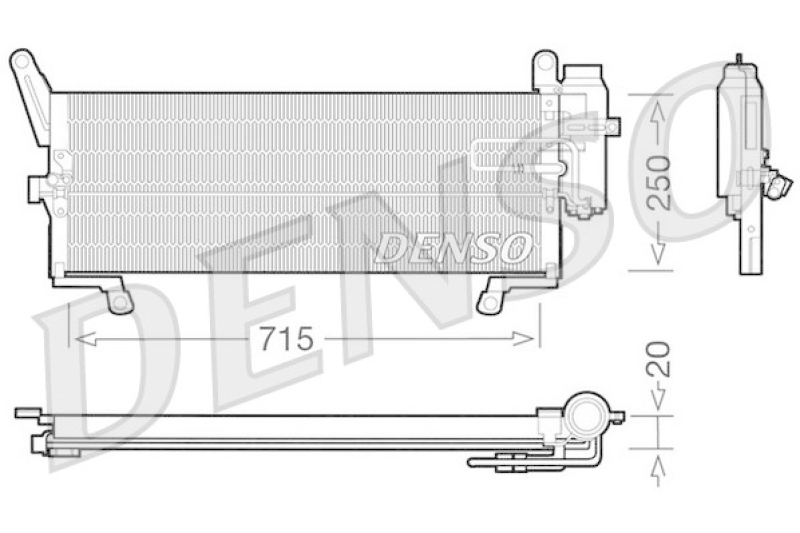 DENSO Kondensator, Klimaanlage