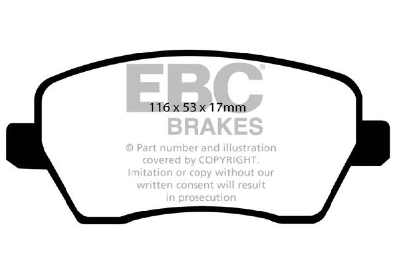 EBC Brakes Brake Pad Set, disc brake