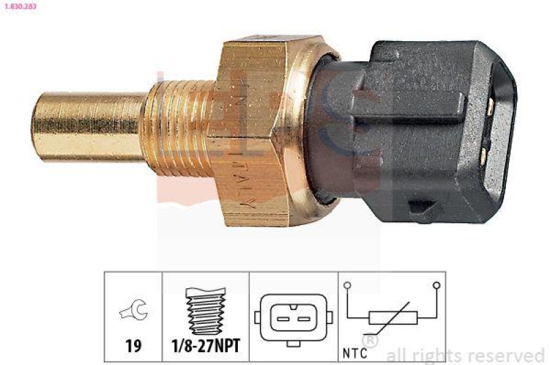 EPS Sensor, Kühlmitteltemperatur Made in Italy - OE Equivalent
