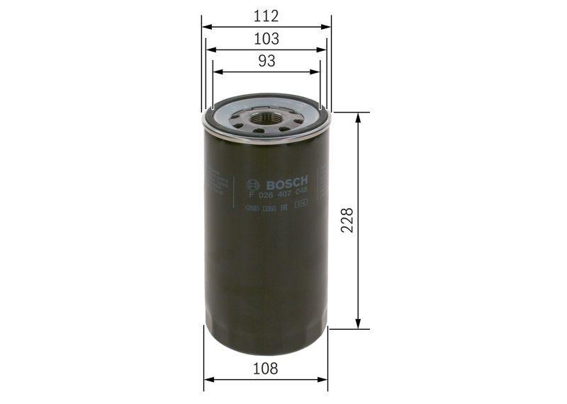 BOSCH &Ouml;lfilter F 026 407 048
