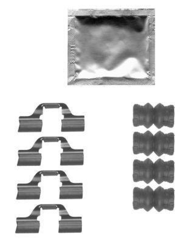 HELLA Accessory Kit, disc brake pad