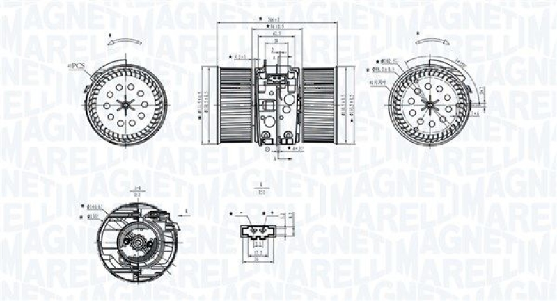 MAGNETI MARELLI Interior Blower