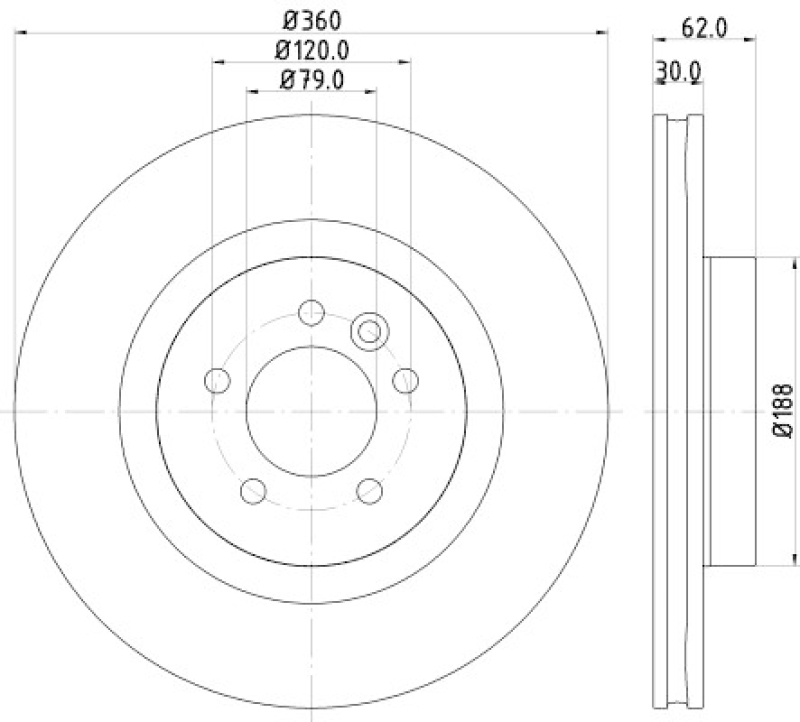 2x MINTEX Bremsscheibe