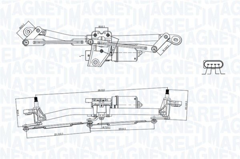 MAGNETI MARELLI Scheibenreinigungsanlage