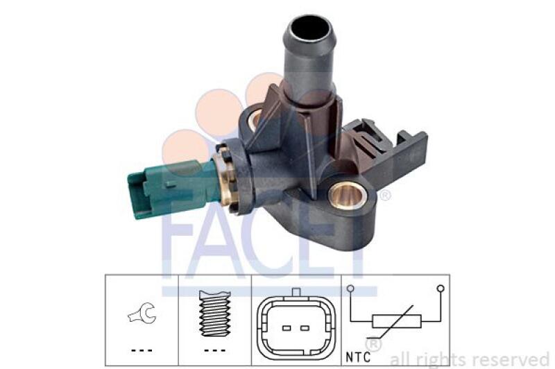 FACET Sensor, coolant temperature Made in Italy - OE Equivalent