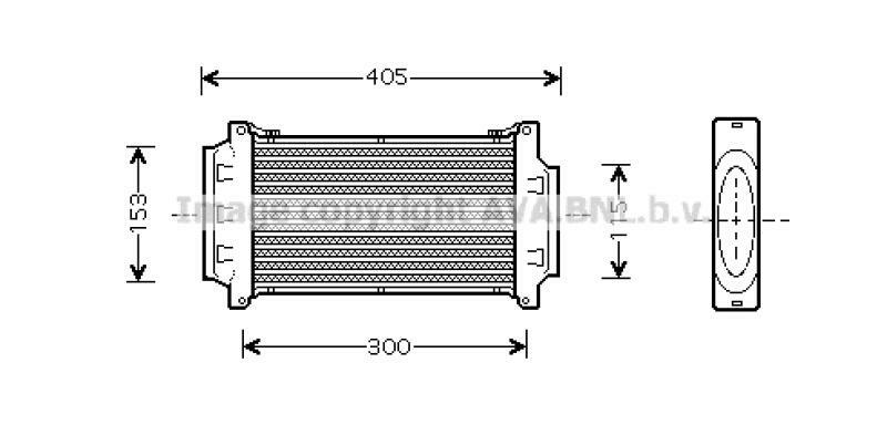 AVA QUALITY COOLING Intercooler, charger