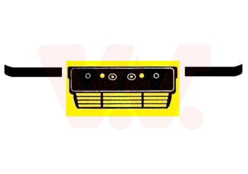 VAN WEZEL Trim/Protective Strip, bumper