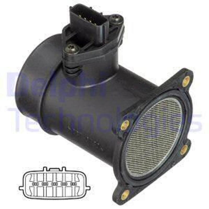 DELPHI Luftmassenmesser AF10371-12B1