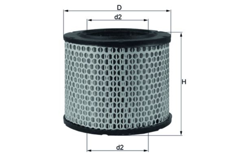 MAHLE Luftfilter LX 224