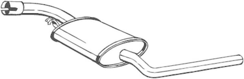 BOSAL Middle Silencer