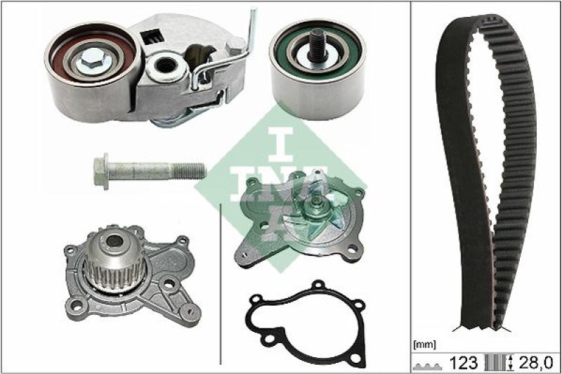 Schaeffler INA Wasserpumpe + Zahnriemensatz 530 0542 30