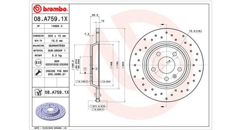 MAGNETI MARELLI Bremsscheibe