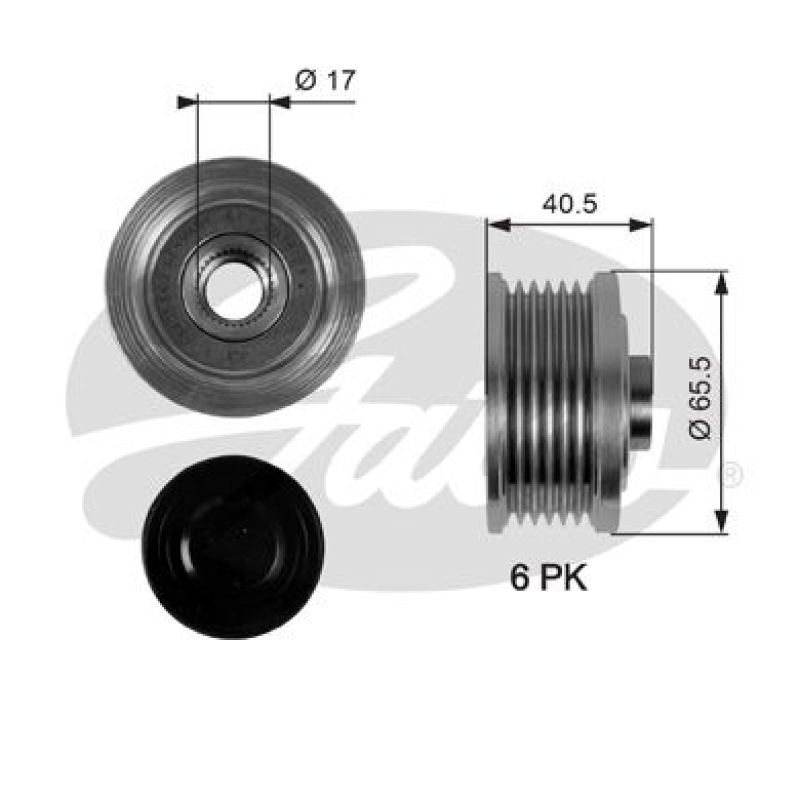 GATES Generatorfreilauf DriveAlign®