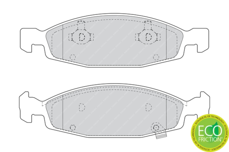 FERODO Brake Pad Set, disc brake PREMIER ECO FRICTION