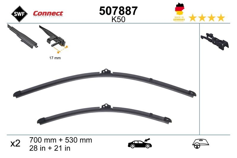 SWF Wischblatt CONNECT MADE IN GERMANY