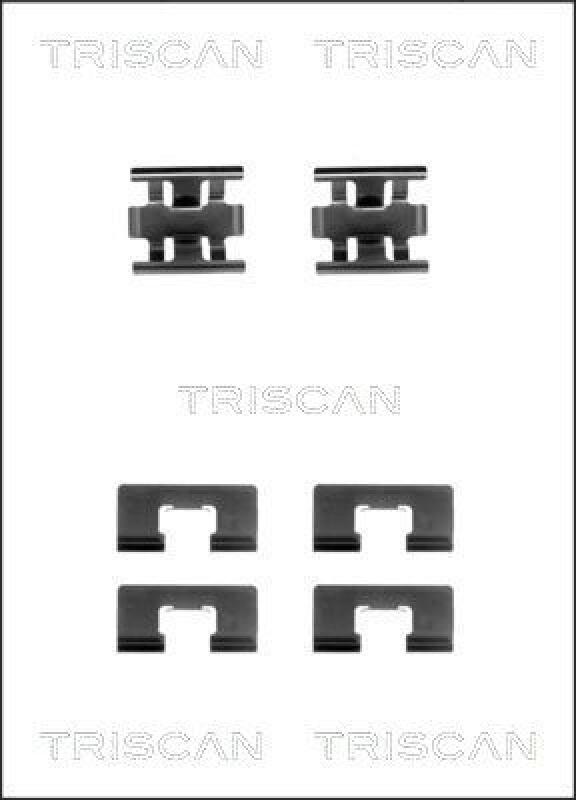 TRISCAN Zubehörsatz, Scheibenbremsbelag