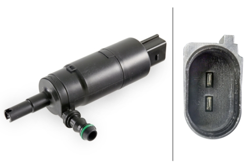 HELLA Water Pump, headlight cleaning