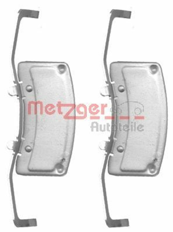 METZGER Accessory Kit, disc brake pad