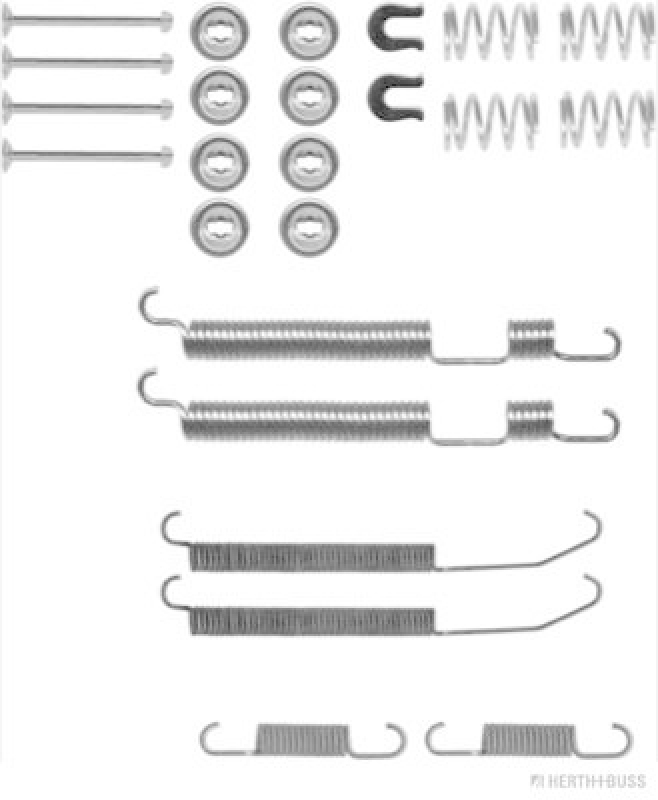 HERTH+BUSS JAKOPARTS Zubehörsatz Bremsbacken Trommelbremse Montagesatz
