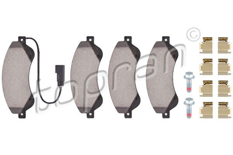 TOPRAN Brake Pad Set, disc brake