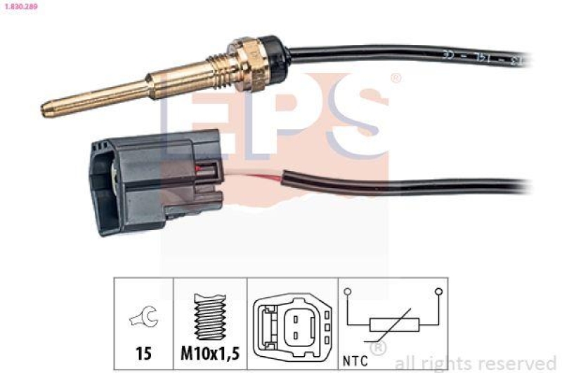 EPS Sensor, Kühlmitteltemperatur Made in Italy - OE Equivalent