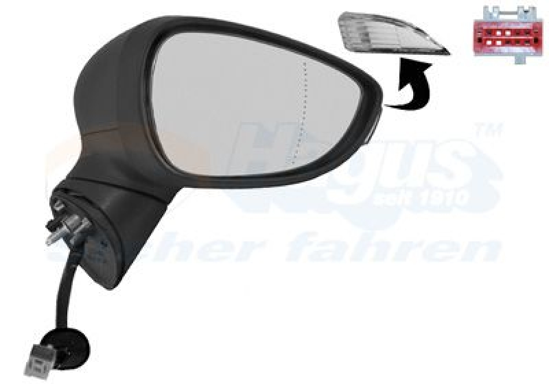 VAN WEZEL Außenspiegel * HAGUS * 1808808