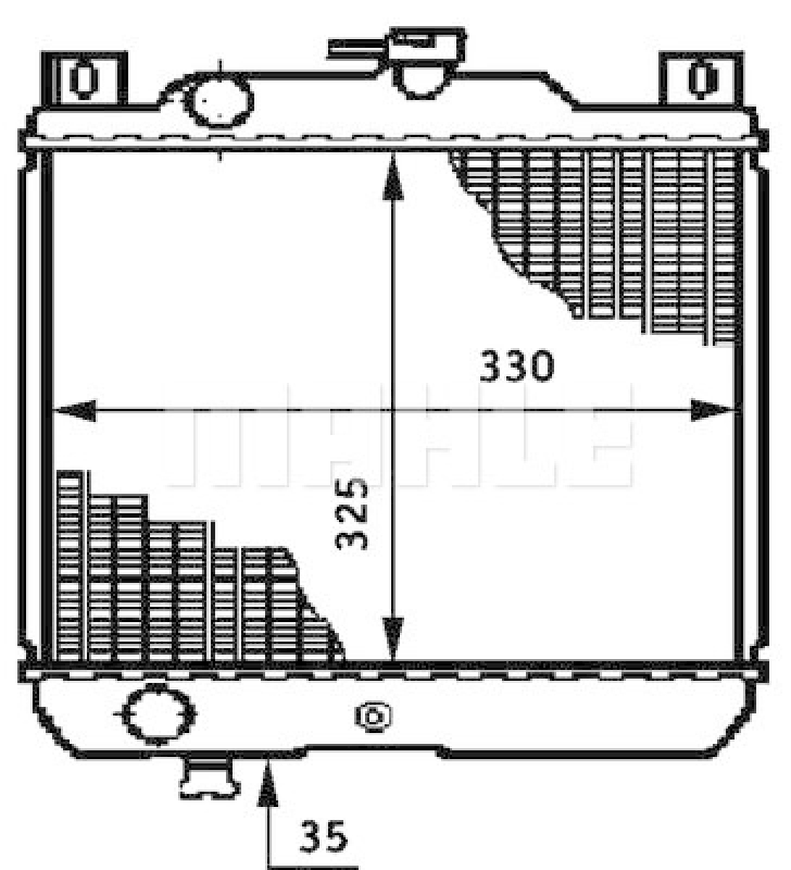 MAHLE Kühler, Motorkühlung BEHR