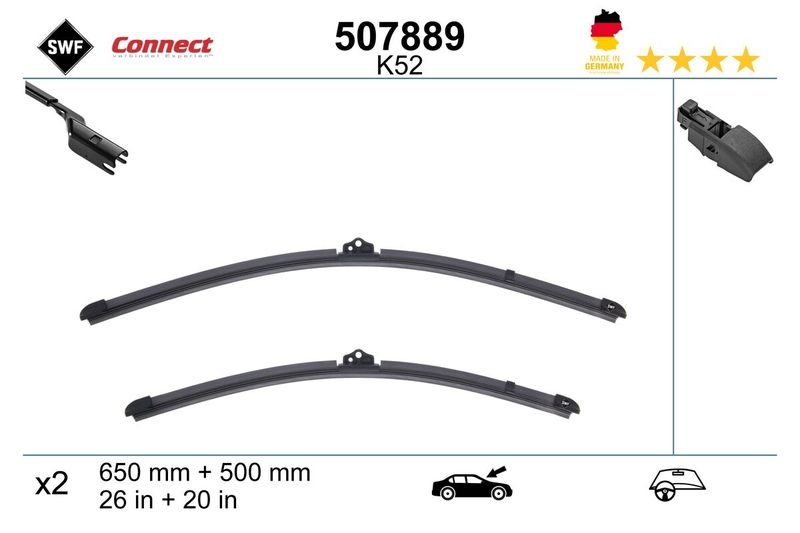 SWF Wischblatt CONNECT MADE IN GERMANY