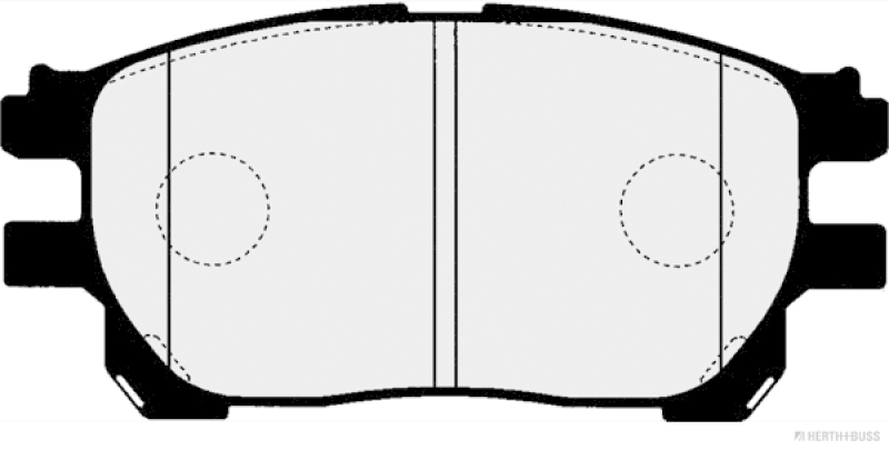 HERTH+BUSS JAKOPARTS Bremsbelagsatz, Scheibenbremse