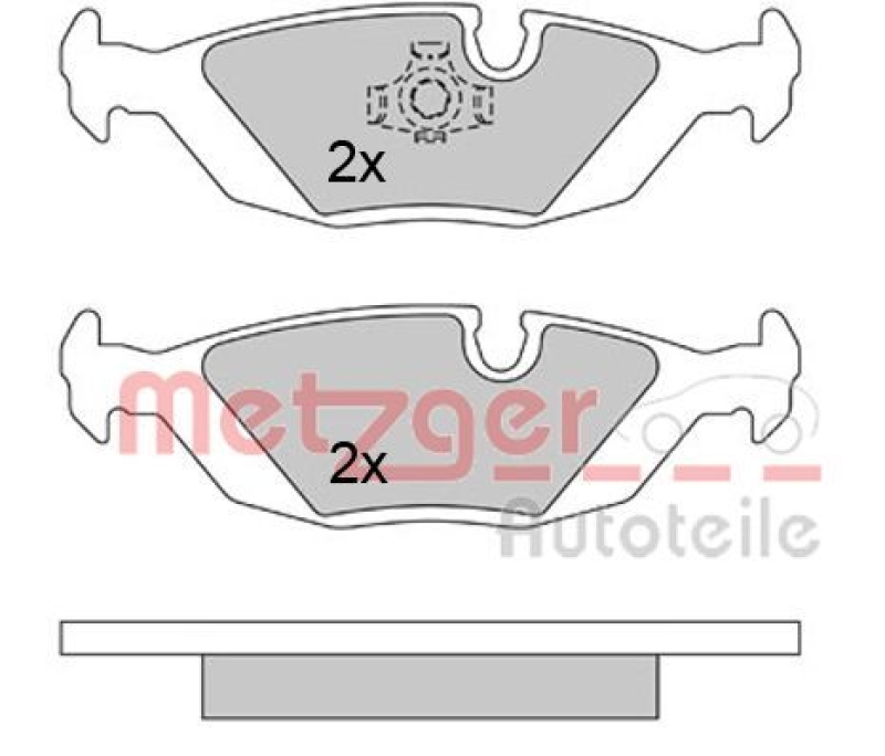 METZGER BREMSSCHEIBEN 258mm + METZGER BREMSBELÄGE