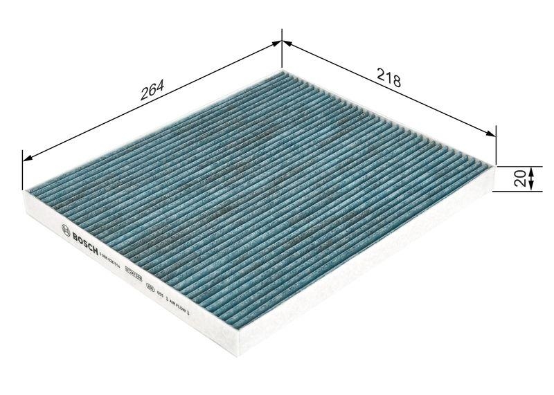 BOSCH Filter, Innenraumluft FILTER+