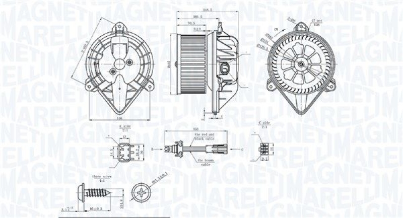 MAGNETI MARELLI Interior Blower