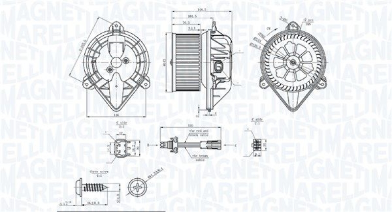 MAGNETI MARELLI Innenraumgebläse