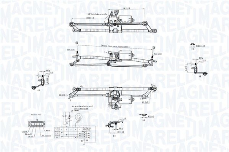 MAGNETI MARELLI Scheibenreinigungsanlage