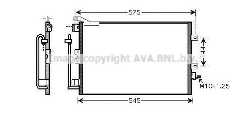 AVA QUALITY COOLING Kondensator, Klimaanlage