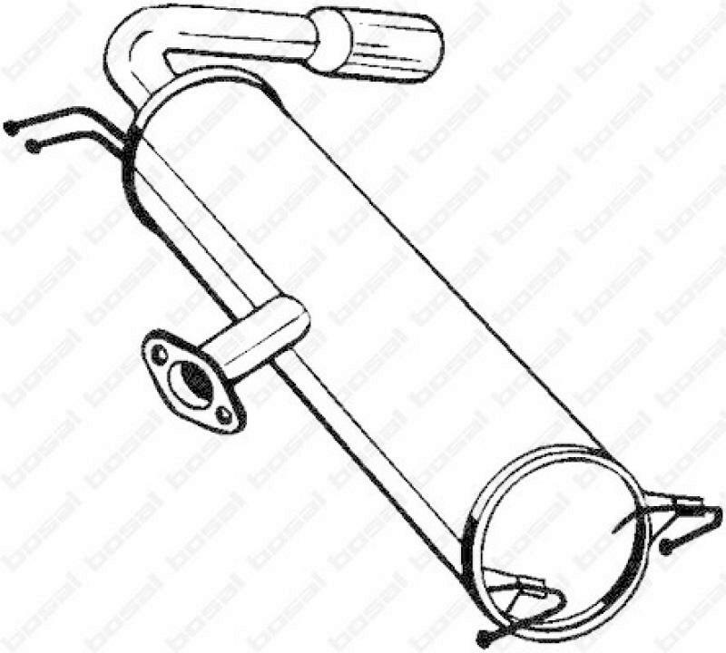 BOSAL End Silencer