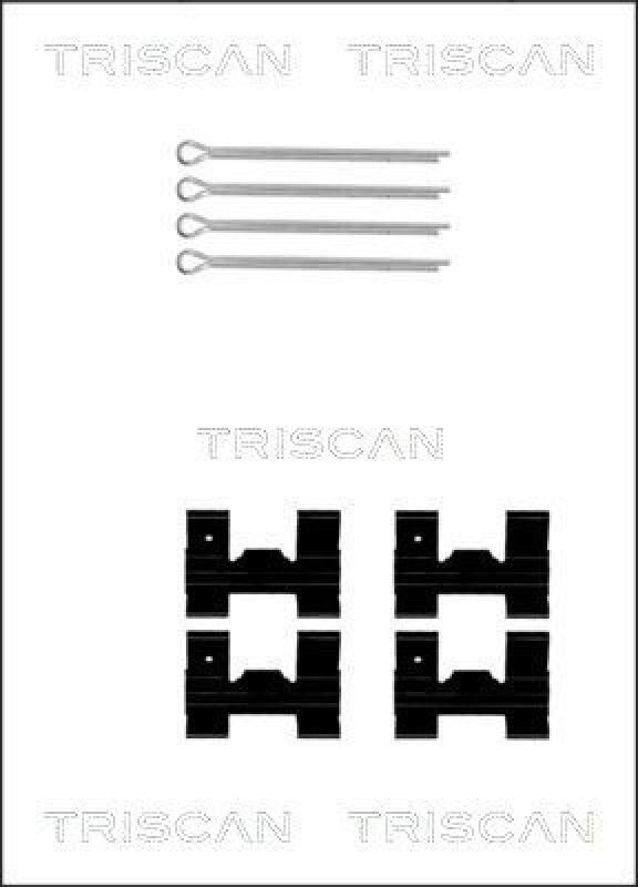 TRISCAN Accessory Kit, disc brake pad