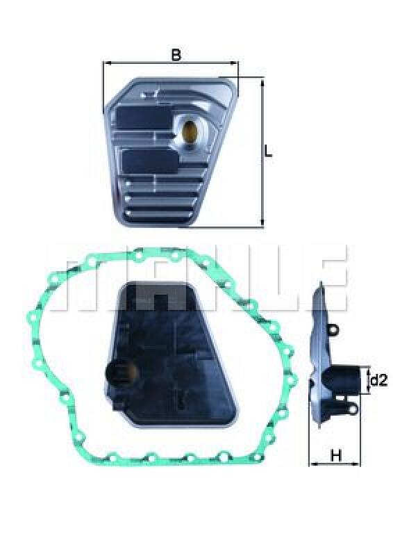 MAHLE Hydraulikfilter, Automatikgetriebe