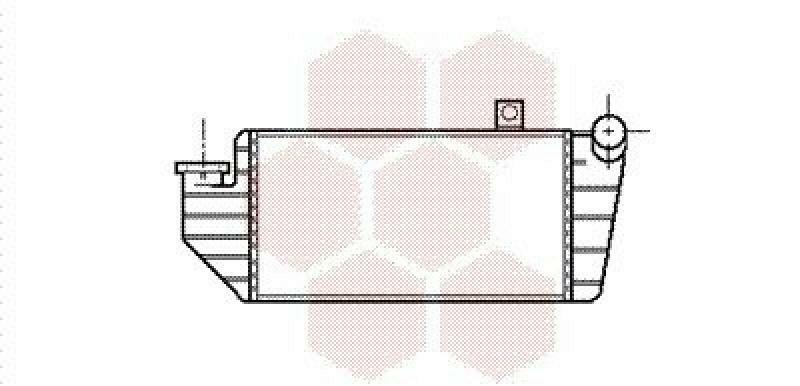 VAN WEZEL Intercooler, charger