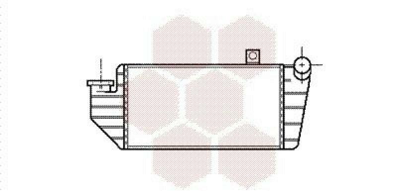 VAN WEZEL Ladeluftkühler