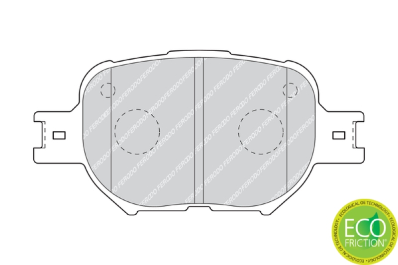 FERODO Bremsbelagsatz, Scheibenbremse PREMIER ECO FRICTION