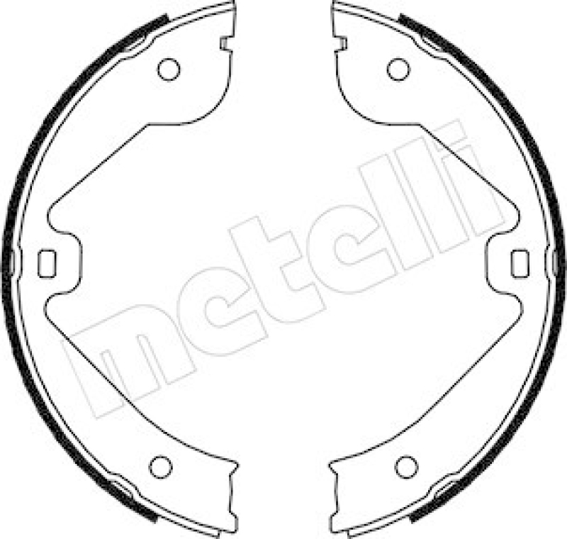 METELLI Bremsbackensatz, Feststellbremse